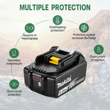 100% NEW Makita Battery 18v 6000mAh BL1860 BL1850B BL1850 BL1830 battery & charger 18v Replacement Power Tool Batteries