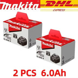 100% NEW Original Makita 18V 6.0Ah battery, for Makita BL1830 BL1830B BL1840 BL1840B BL1850 BL1850B model power tools battery