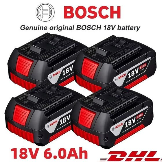 100 % originalios „Bosch“ 18 V baterijos, 18 V ir 6000 mAh atsarginės baterijos, profesionali belaidė sistema, BAT609 BAT618 GBA18V80