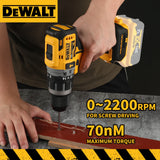2025 m. „Dewalt“ 2000 aps./min. akumuliatorinis elektrinis gręžtuvas bešepetėlinis suktuvas, reguliuojamo greičio smūginis rankinis gręžtuvas, įkraunami elektriniai įrankiai DCD796