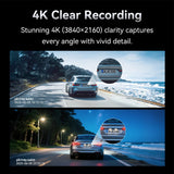 2025 Neu DDPAI A400 4K Dashcam mit integriertem ADAS WLAN-Unterstützung 24H Parküberwachung 1.9" IPS-Bildschirm Auto DVR Nachtsicht Dashcam