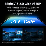 2025 Neu DDPAI A400 4K Dashcam mit integriertem ADAS WLAN-Unterstützung 24H Parküberwachung 1.9" IPS-Bildschirm Auto DVR Nachtsicht Dashcam