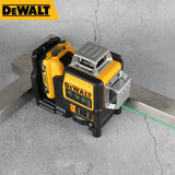 2026 m. DEWALT DW089LG lazerinis nivelyras su ličio baterija | Žalias lazeris | 12 linijų 3 pusėse 360° horizontalus ir vertikalus spinduliai | Lauko niveliavimui ir matavimui