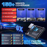 Autel MaxiCOM MK900 BT MK900BT 8 Inch Car Diagnostic Tools 40+ Services CAN FD DOIP OBD2 Scanner Upgrade of MK808BT Pro MK808S