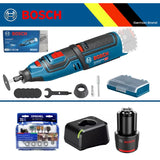 Bosch GRO 12V-35 akumuliatorinis šlifuoklis 12V ličio baterija universalus rotacinis įrankis skirtas didelio našumo gręžimui, šlifavimui, poliravimui, pjovimui