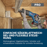 Bosch GSA 18V-280 Brushless Cordless Reciprocating Saw 18V 3100rpm Handheld Metal Wood Universal Cutting Electric Tool, with Battery & Charger Included