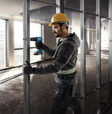 Bosch GSB 185-LI 18V Akku-Schlagbohrmaschinen-Set bürstenlos mit 2x 2,0Ah Akku & Schnellladegerät, 13mm Schnellspannbohrfutter, 50Nm hohes Drehmoment, 2-Gang 500/1900U/min, 1,3kg