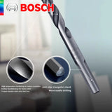 Bosch Original 5 vnt. daugiafunkciniai smūginiai grąžtai namų betoninių plytų sienų gręžimui, trikampis kotas, 8 vnt. mūro grąžtų rinkinys