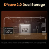 DDPAI Z90 Master 4K+4K dviguba automobilio vaizdo kamera priekyje ir gale, dviguba HDR vaizdo kamera, GPS, ADAS, parkavimo režimas, naktinio matymo kamera, DVR vaizdo registratorius
