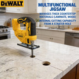 Dewalt 2700RPM Brushless Curve Saw 20V Cordless Electric Jig Saw Portable Multifunction Adjustable Woodworking Power Tool