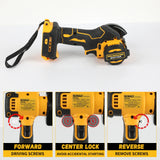 DEWALT akumuliatorinis kampinis šlifuoklis 3 colių mini poliravimo šlifavimo mašina elektriniai pjovimo įrankiai 20 V 18 V akumuliatoriams.DCS438