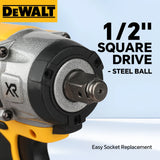 DEWALT DCF922 610Nm High Torque 20V Brushless Cordless Impact Wrench for Automotive Maintenance