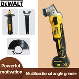 DEWALT DCG405N 20 V akumuliatorinis kampinis šlifuoklis bešepetėliniu varikliu, pjovimo staklės, įkraunamas nešiojamasis poliruoklis, elektriniai įrankiai (tik įrankis)