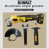 DEWALT DCG405N 20 V akumuliatorinis kampinis šlifuoklis bešepetėliniu varikliu, pjovimo staklės, įkraunamas nešiojamasis poliruoklis, elektriniai įrankiai (tik įrankis)