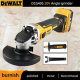 DEWALT DCG405N 20 V akumuliatorinis kampinis šlifuoklis bešepetėliniu varikliu, pjovimo staklės, įkraunamas nešiojamasis poliruoklis, elektriniai įrankiai (tik įrankis)