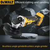 DEWALT DCG405N 20 V akumuliatorinis kampinis šlifuoklis bešepetėliniu varikliu, pjovimo staklės, įkraunamas nešiojamasis poliruoklis, elektriniai įrankiai (tik įrankis)