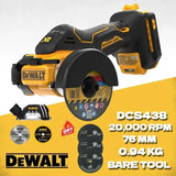 Dewalt DCS438 Akumuliatorinis Pjovimo Įrankis 20V XR Bešepetėlinis Kampinis Pjoviklis Elektriniai Įrankiai DCS438N Įkraunamas Mini Elektrinis Pjūklas