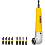 DeWalt elektrinio atsuktuvo antgalio kampinis adapteris 90 laipsnių stačiojo kampo keitiklis smūginiams atsuktuvams DT71517T-A9