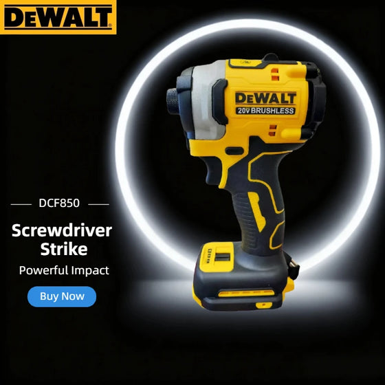 DEWALT naujas DCF850 20 V akumuliatorinis elektrinis suktuvas bešepetėliniu varikliu, įkraunamas gręžtuvas-suktuvas, elektrinis smūginis veržliaraktis, didelis sukimo momentas