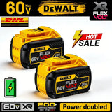 DeWALT originali baterija 20V/60V 9000mAh MAX FlexVolt, skirta DCB606 DCB205 DCB206 DCB209 DCB182 elektriniams įrankiams, gabenimas oru