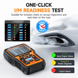 FOXWELL NT301 OBD2 Scanner Live-Daten, professionelles Mechaniker OBDII Diagnose-Codelesegerät für Motorkontrollleuchte, I/M-Bereitschaft