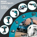 Original Makita 18V Akku 6Ah, mit Akkuanzeige Wiederaufladbarer Makita Akku, BL1830 BL1840 BL1850 Elektrowerkzeugakku