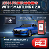 LAUNCH X431 PRO3S+ ELITE KFZ-Diagnosegeräte J2534 Programm Topologie-Karte ECU-Codierung Auto-OBD-OBD2-Scanner CANFD/DoIP/FCA