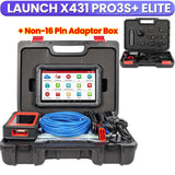 LAUNCH X431 PRO3S+ ELITE KFZ-Diagnosegeräte J2534 Programm Topologie-Karte ECU-Codierung Auto-OBD-OBD2-Scanner CANFD/DoIP/FCA