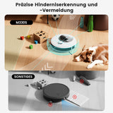 Lefant M330 Pro M 330S Robots Vacuum Cleaner & MIP Combination 5000 Pa dTOF LiDAR Navigation Alexa/Google/WiFi Ideal for T