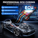 Lifetime Free Update KINGBOLEN K7 ALL System Car Diagnostic Tools ECU Coding Active Test 28 Resets PK LAUNCH X431 CRP919E BT