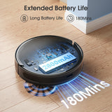 Lubluelu B40 Robot Vacuum and Mop Cleaner, 5800Pa Strong Suction, 180 Mins Long Runtime, APP Control Smart Mapping, 34 No-Go Zon