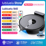 Lubluelu B40 Robot Vacuum and Mop Cleaner, 5800Pa Strong Suction, 180 Mins Long Runtime, APP Control Smart Mapping, 34 No-Go Zon