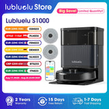 „Lubluelu S1000“ robotas dulkių siurblys su viskas viename savaiminio išsivalymo baze – automatiškai ištuštinantis/plaunantis/džiovinantis, nenaudojant rankų, 11000Pa, 180 min. veikimo laikas