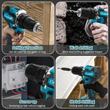 Makita 100% originalus DDF487 akumuliatorinis gręžtuvas-suktuvas 18V bešepetėlinis elektrinis smūginis atsuktuvas įkraunamas elektrinis įrankis