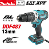 Makita 650NM 13MM Bürstenloser Elektrobohrer 20+3 Drehmoment Akku-Schlagbohrmaschine Elektroschrauber für Makita 18V Akku Pin