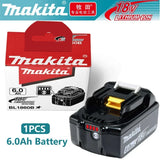 Makita BL1850 18 V 6 Ah originali baterija, suderinama su BL1830, BL1860, BL1850B – įrankio baterija, skirta 18 voltų belaidžiam kampiniam šlifuokliui