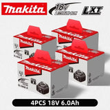 Makita BL1850 18 V 6 Ah originali baterija, suderinama su BL1830, BL1860, BL1850B – įrankio baterija, skirta 18 voltų belaidžiam kampiniam šlifuokliui
