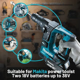 Makita BL1850 18 V 6 Ah originali baterija, suderinama su BL1830, BL1860, BL1850B – įrankio baterija, skirta 18 voltų belaidžiam kampiniam šlifuokliui