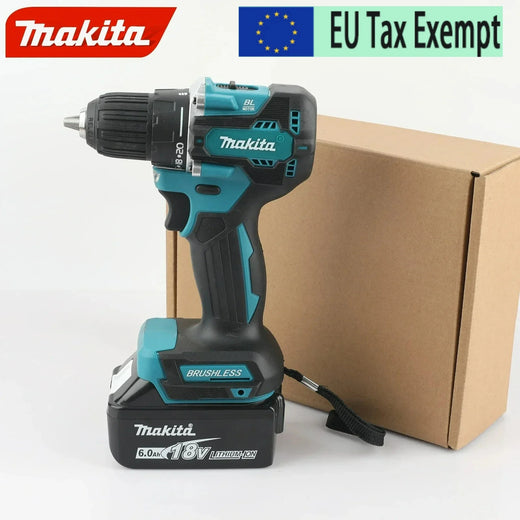 Makita DDF487 Akku 18V Brushless Bohrschrauber 40Nm 1700RPM 13mm Schnellspannbohrfutter XPT Doppelte LED Für Makita 18V Akku Nur Werkzeug