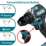 Makita DDF487 battery 18V Brushless Drill Driver 40Nm 1700RPM 13mm Keyless Chuck XPT Twin LED For Makita 18V Battery Tool Only