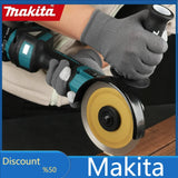 Makita DGA504 18V 6.0Ah 125mm kampinis šlifuoklis bešepetėliniu varikliu su ličio jonų akumuliatoriumi (be akumuliatoriaus ir kroviklio)