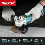 Makita DGA504 125mm bešepetėlinis kampinis šlifuoklis 18V akumuliatorinis šlifavimo pjovimo įrankis, keturių greičių reguliuojamas kampinis šlifuoklis