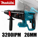 Makita DHR242 26MM akumuliatorinis perforatorius bešepetėlinis elektrinis plaktukas 18V ličio baterija belaidžiai grąžtai, skirti Makita 18v elektriniams įrankiams