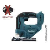 Makita DJV182Z akumuliatorinis 18 V ličio baterijos įkraunamas elektrinis siaurapjūklis, medienos pjovimo daugiafunkcinis pjūklas