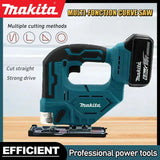 Makita DJV182Z akumuliatorinis 18 V ličio baterijos įkraunamas elektrinis siaurapjūklis, medienos pjovimo daugiafunkcinis pjūklas