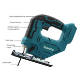 Makita DJV182Z akumuliatorinis 18 V ličio baterijos įkraunamas elektrinis siaurapjūklis, medienos pjovimo daugiafunkcinis pjūklas