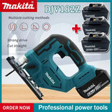 Makita DJV182Z akumuliatorinis 18 V ličio baterijos įkraunamas elektrinis siaurapjūklis, medienos pjovimo daugiafunkcinis pjūklas