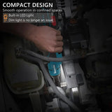 Makita DWR180Z 18V LXT Akku-Ratschenschlüssel 6,35 mm Antrieb 800 U/min 47,5 Nm Winkelschlüssel Steckschlüssel Elektrowerkzeuge