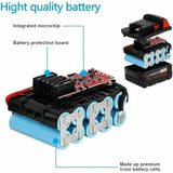 Milwaukee Battery M18 18V 6.0Ah 9.0Ah 12.0Ah Replacement Lithium Battery for Milwaukee M18 48-11-1815 48-11-1850 2604-22 Battery