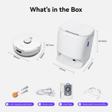 Narwal Freo X10 Pro Robot Vacuum 11000Pa Suction EdgeReach Mop System 8N Pressure Zero Tangling Brush Self Cleaning Dock 120 Days Dust Storage 2.5L Bag Obstacle Avoidance Anti Tangle Side Brush LDS Navigation 5200mAh Battery